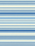 Classic Blue Stripe Pattern Rug
