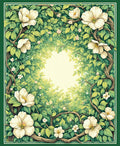 Enchanting Floral Canopy Nature Design Rug
