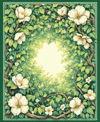 Enchanting Floral Canopy Nature Design Rug
