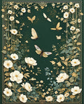 Emerald Garden Butterfly Bloom Rug