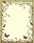 Whimsical Vine Insect Pattern Rug