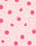 Abstract Pink Cells Pattern Rug