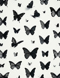 Dark Butterfly Pattern Design Rug