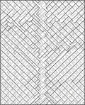 Monochromatic Grid Pattern Rug