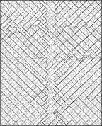 Monochromatic Grid Pattern Rug