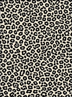 Bold Leopard Print Pattern Rug