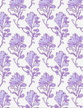 Purple Floral Vine Pattern Design Rug