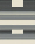 Modern Abstract Striped Geometric Pattern Rug