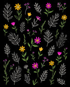 Floral Garden Print Rug
