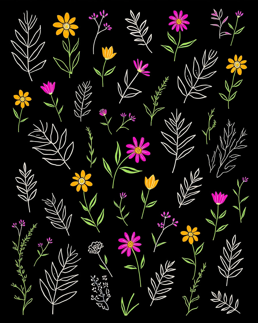 Floral Garden Print Rug