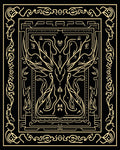 Art Nouveau Gold Tree Design Rug