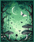 Enchanted Forest Fairy Tale Scene Rug
