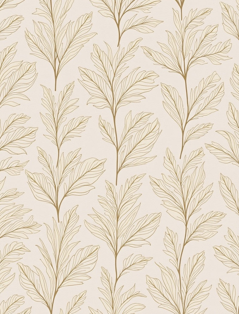 Botanical Contour Natural Vines Rug