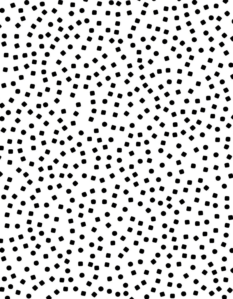 Abstract Scattered Dots Squares Rug
