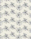 Delicate Floral Outline Pattern Rug