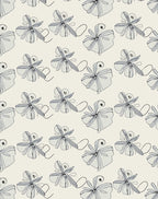 Delicate Floral Outline Pattern Rug