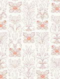 Floral Art Nouveau Styled Abstract Pattern Rug