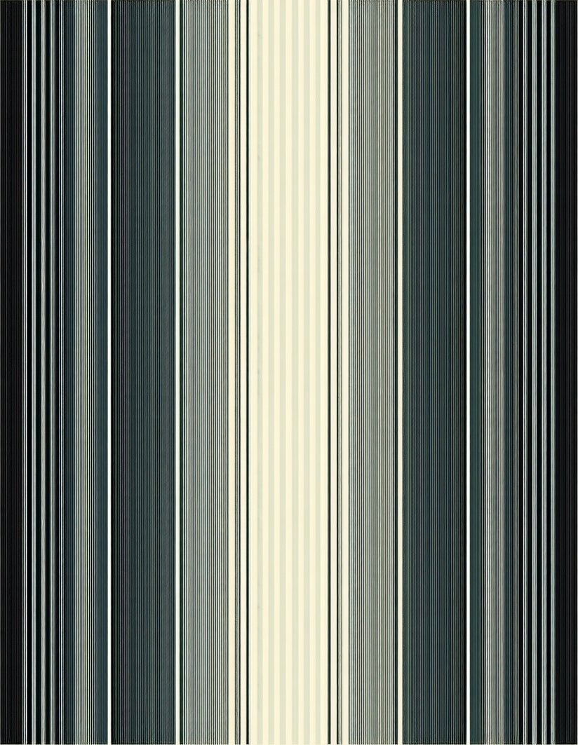 Monochromatic Gradient Stripe Pattern Rug