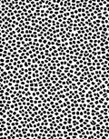 Abstract Black White Dot Pattern Rug