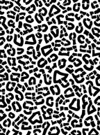 Bold Black Leopard Spots Print Rug
