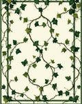 Vine And Leaf Trellis Design Rug