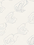 Minimalist Line Art Organic Flow Rug
