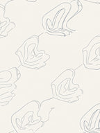 Minimalist Line Art Organic Flow Rug