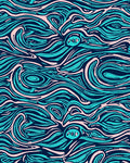 Abstract Swirls Pattern Rug