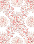 Delicate Floral Branches With Outline Detail Rug