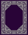 Intricate Floral Border Design Rug