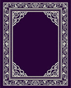 Intricate Floral Border Design Rug