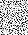 Abstract Pattern With Scattered Black Rectangles Rug