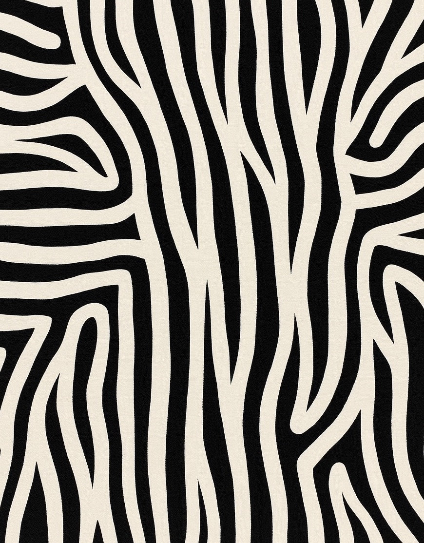 Bold Black and White Stripes Rug