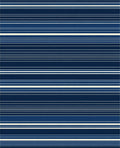 Classic Navy White Stripe Pattern Rug