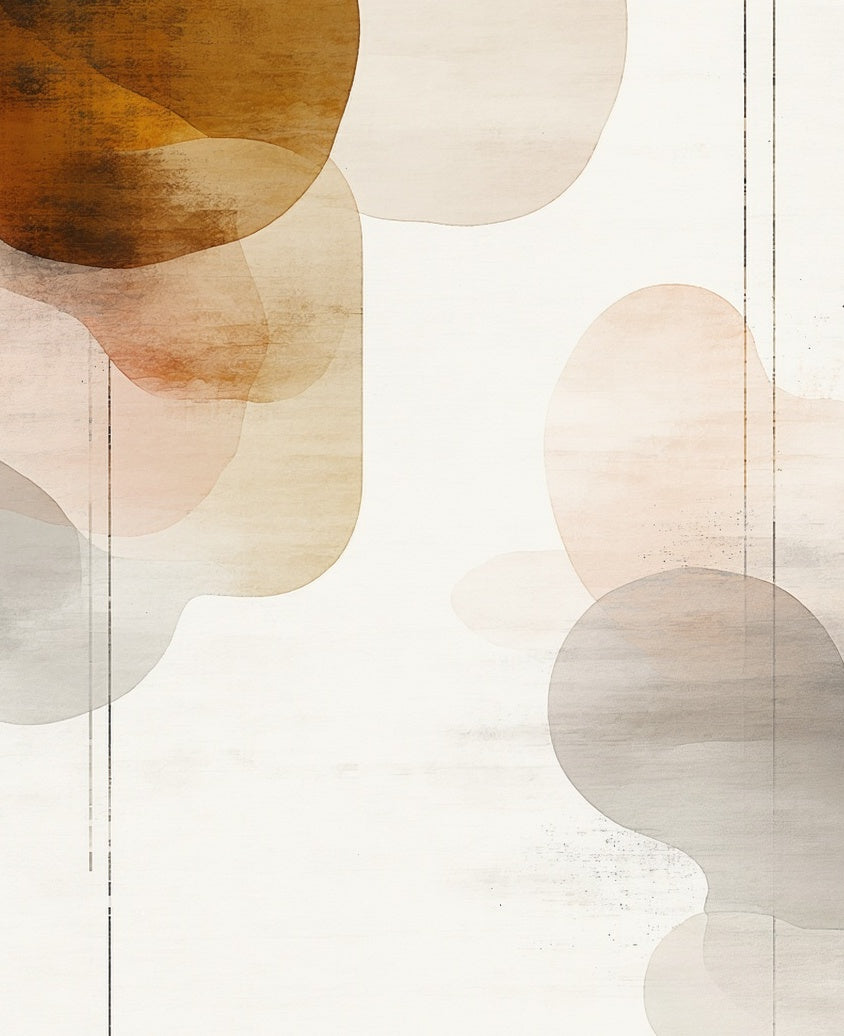 Abstract Organic Water Wash Rug
