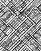 Monochrome Linear Geometric Texture Design Rug