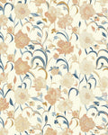 Cream Floral Vine Pattern Rug