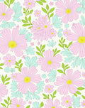 Blossom Pattern Soft Pastel Floral Rug