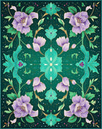 Emerald Floral Paisley Pattern Rug