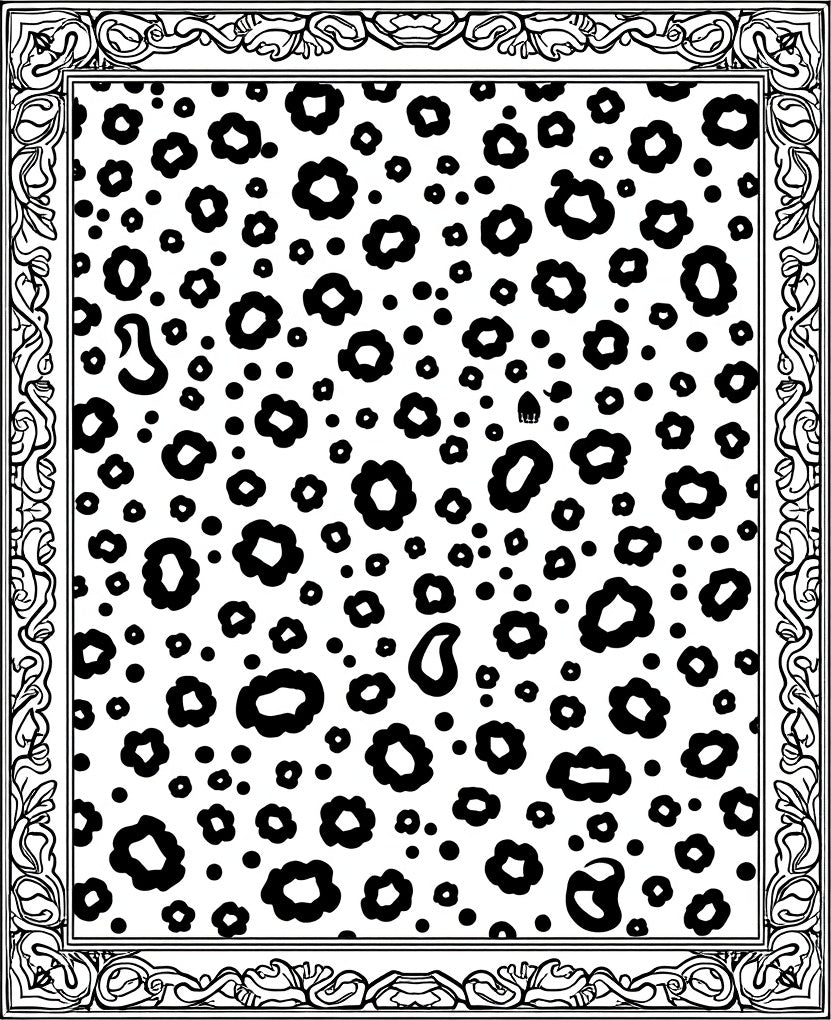 Bold Organic Spot Pattern Design Rug
