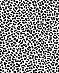 Abstract Black Spot Pattern Rug