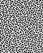 Abstract Black Spot Pattern Rug