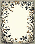 Autumn Tree Branch Botanical Design Rug
