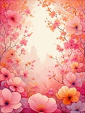 Floral Branches Bloom with Soft Hues Rug