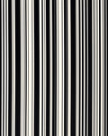 Vertical Stripe Black Cream Pattern Rug