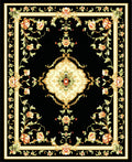 Classic Floral Vine Accent Rug