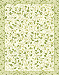 Vine Leaf Botanical Pattern Rug