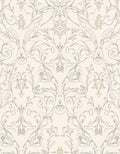 Elegant Floral Outline Vintage Pattern Rug
