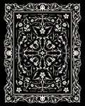 Floral Vine Symmetry Rug