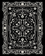 Floral Vine Symmetry Rug